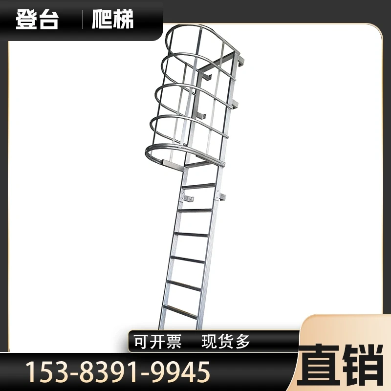 FL-S10 — Standard Fixed Ladder 2-6m | Hot-Dip Galvanized